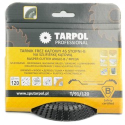 Tarcza kątowa do szlifowania drewna 120mm drobny ząb T91