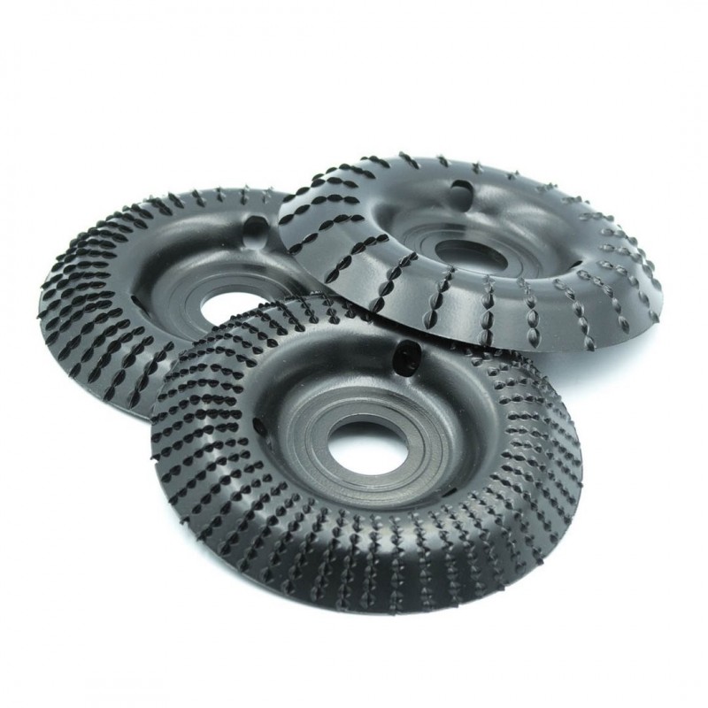 Zestaw 3 tarcz kątowych do drewna na szlifierkę 125mm