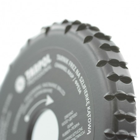 Frez tarnikowy szlifowania i nacinania drewna i tworzyw sztucznych.