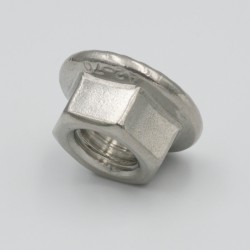 Nakrętka kołnierzowa ząbkowana M8 do fotowoltaiki nierdzewna A2