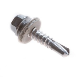 Nierdzewny blachowkręt z długim wiertłem 5,5x45mm