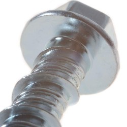 Wkręt do betonu z łbem sześciokątnym z kołnierzem ocynkowana