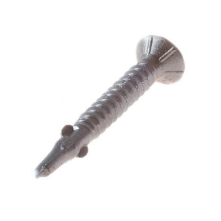 Nierdzewny wkręt do mocowania sztachet do metalowej konstucji płotu