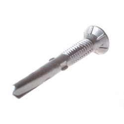 Nierdzewny wkręt do mocowania sztachet do metalowej konstucji płotu