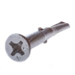 Nierdzewny wkręt do mocowania sztachet do metalowej konstucji płotu