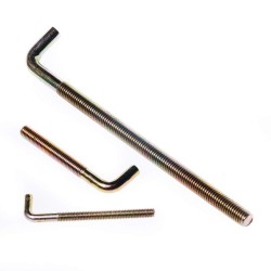 Hak metryczny z prętem zakończonym wygięciem w kształcie litery L