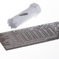 Otwornica do stali. Koronka do wiercenia w stali. Stal Szybkotnąca HSS