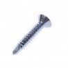 Wkręt samowiercący z łbem stożkowym do metalu, blach i stolarki pcv