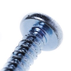Wkręt samowiercący z łbem walcowym do metalu, blach i stolarki pcv