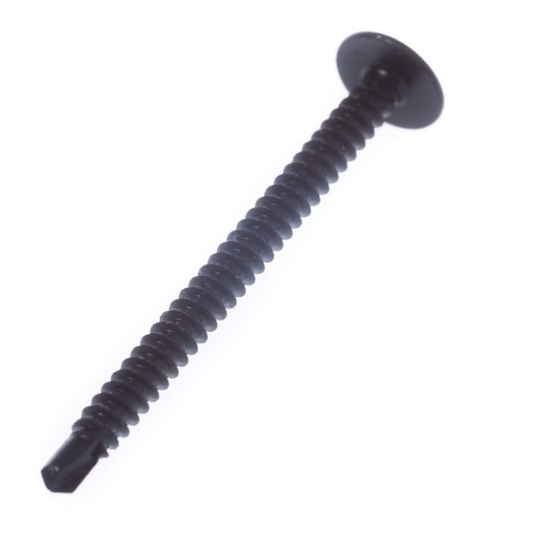 Wkręt samowiercący z łbem płaskim do metalu, blach i stolarki pcv