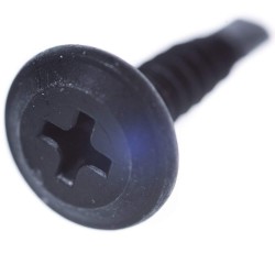 Wkręt samowiercący z łbem płaskim do metalu, blach i stolarki pcv