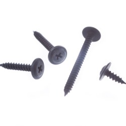 Wkręt blachowkręt z łbem płaskim do metalu, blach i stolarki pcv