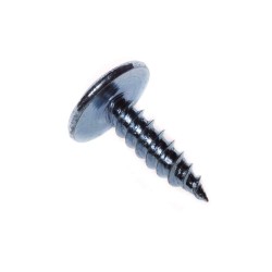 Blachowkręt z płaskim łbem z ostrym zakończeniem w szpic