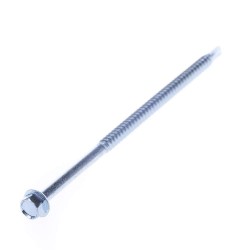 Wkręt do konstrukcji stalowych i blach z łbem sześciokątnym i wiertłem