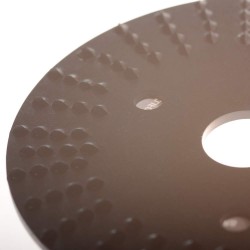 Tarnik frez na szlifierkę 125 gruby ząb T-11. Tarcza do szlifowania drewna prosta