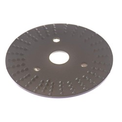 Tarnik frez na szlifierkę 125 gruby ząb T-11. Tarcza do szlifowania drewna prosta