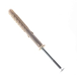 Kołek szybkiego montażu z miekkiego tworzywa mocno rozpierający