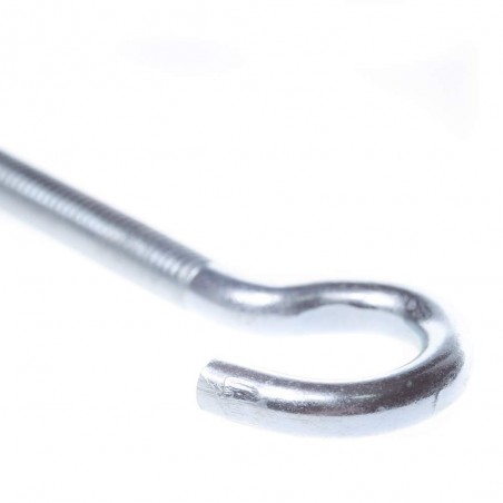 Hak metryczny z prętem zakończonym wygięciem w kształcie litery C