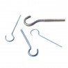 Hak metryczny z prętem zakończonym wygięciem w kształcie litery C