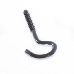 Hak do drewna lub kołka zakończonym wygięciem w kształcie litery C