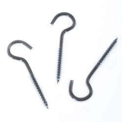 Hak otwarty C 10x130 gwint do drewna 50szt
