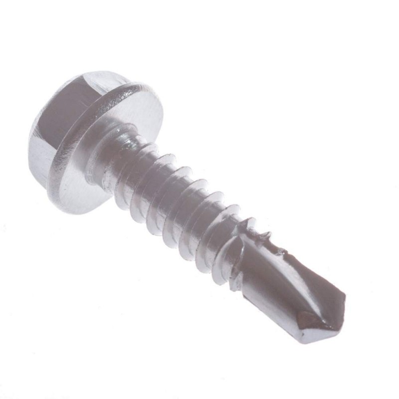 Blachowkręt nierdzewny łeb sześciokątny 4,2x45 A2