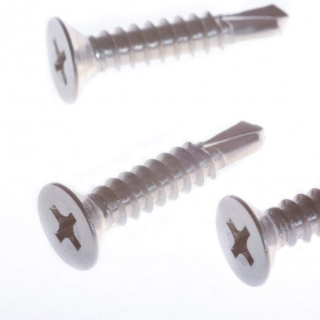 Blachowkręt A2 3,9x38 łeb stożkowy samowiert DIN 7504O 1000szt